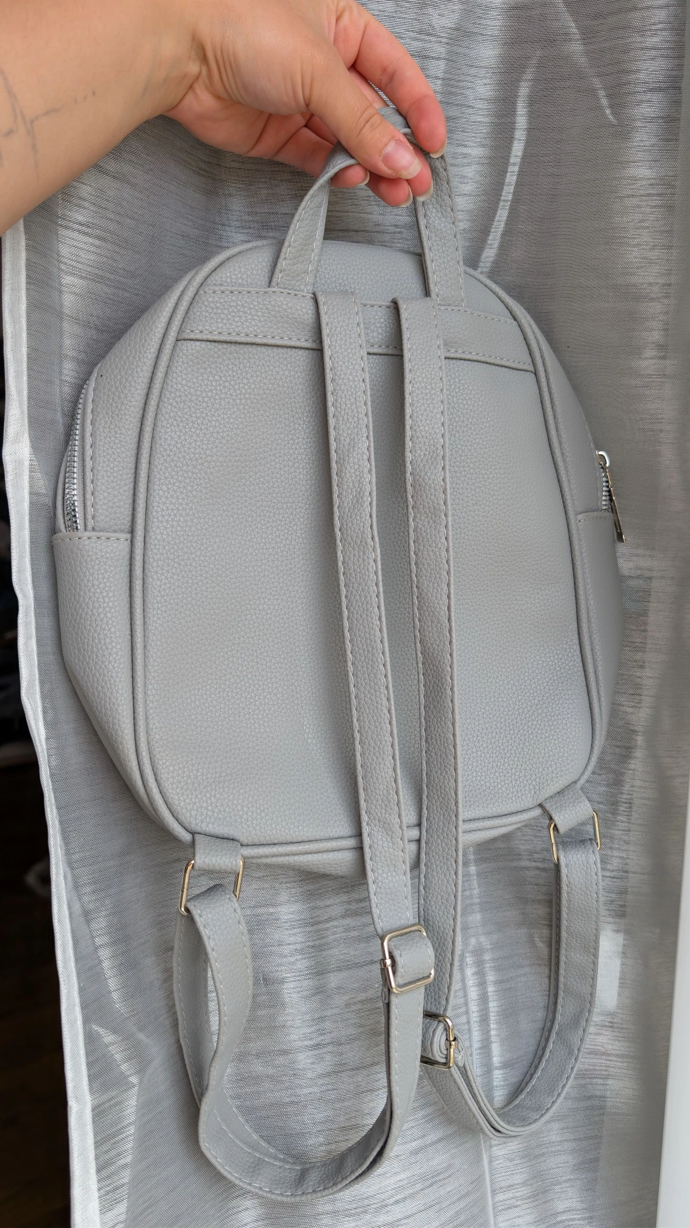 Gray Mini Backpack – photo 2
